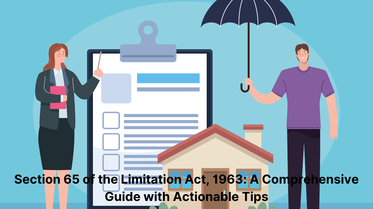 Navigating Section 65 of the Limitation Act, 1963: A Practical Guide for Lawyers